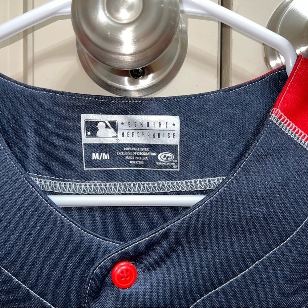 Minnesota Twins Genuine Merchandise Red and Blue True Fan Series Jersey Size M - Picture 2 of 9